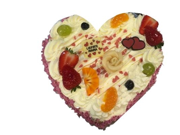 Slagroom Hart Taart 10-12 pers